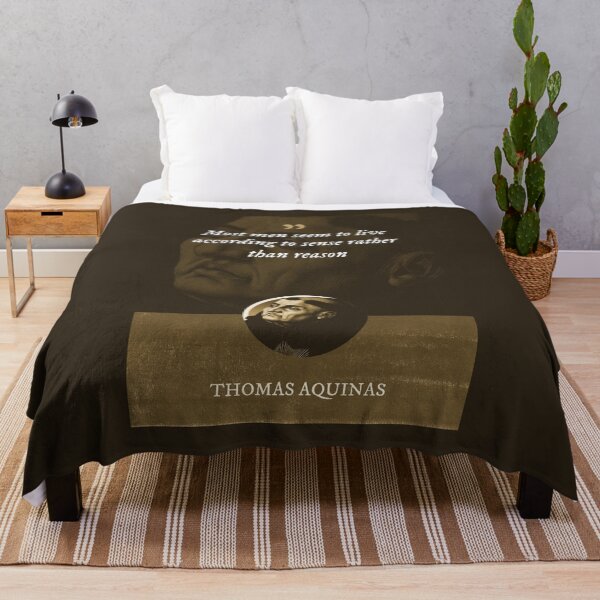 Item preview, Thomas Aquinas - Most men seem to live according to sense rather than reason designed and sold by Syahrasi.