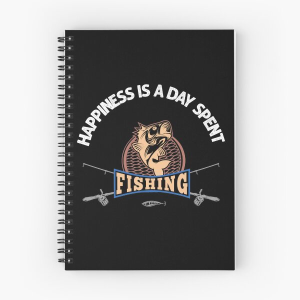 Item preview, Happiness is a Day Spent Fishing designed and sold by Mr Wolf.