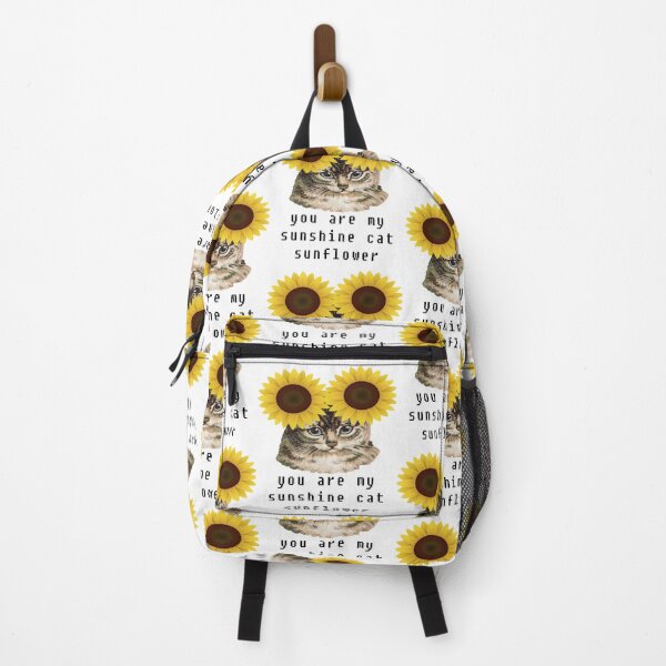 Item preview, You Are My Sunshine Cat Sunflower designed and sold by Tamas Das.
