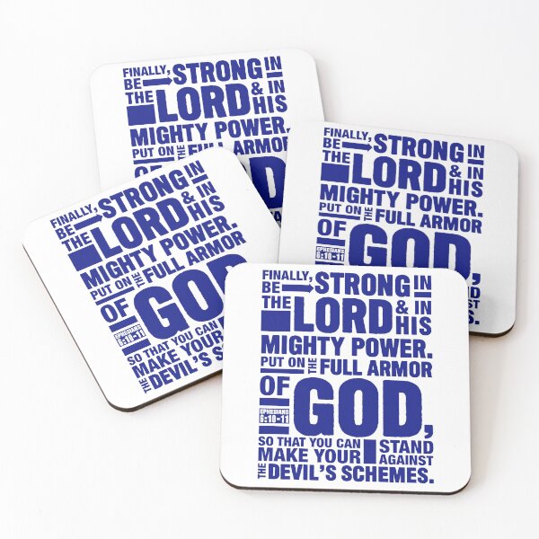 Item preview, Ephesians 6:10-11 Be Strong in the Lord  designed and sold by plushism.