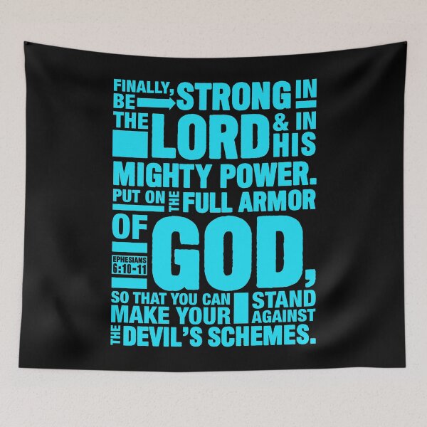Item preview, Ephesians 6:10-11 Be Strong in the Lord  designed and sold by plushism.