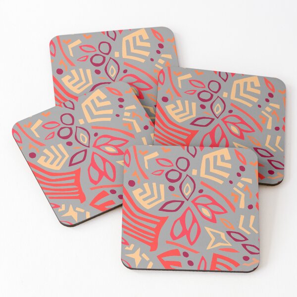 Item preview, Powerdance Reds on Grey Repeat 5748 designed and sold by Art in My Loft.