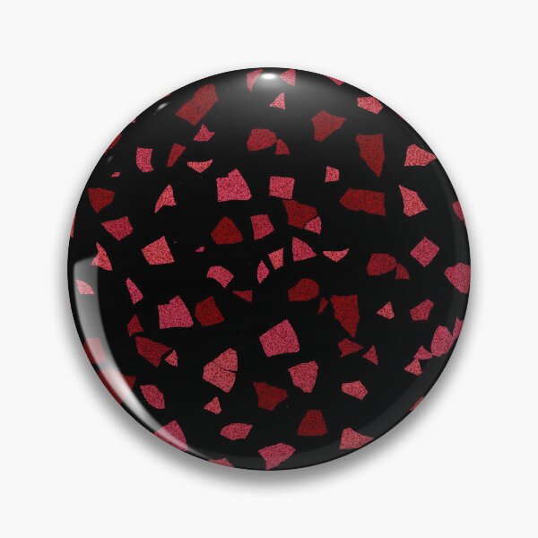 Item preview, Black and Red Terrazzo Marble Tile designed and sold by thesnowwhyte.
