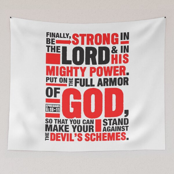 Item preview, Ephesians 6:10-11 Be Strong in the Lord  designed and sold by plushism.