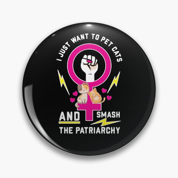 Item preview, Pet Cats And Smash The Patriarchy Feminist Quote designed and sold by Betsytiptoe.