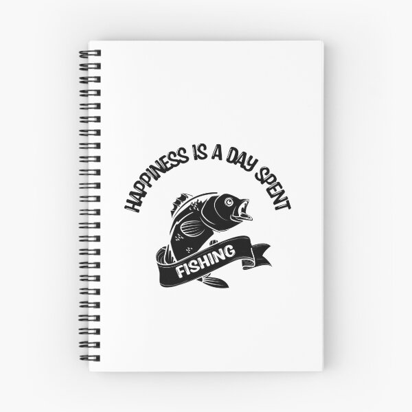 Item preview, Happiness is a Day Spent Fishing designed and sold by Mr Wolf.