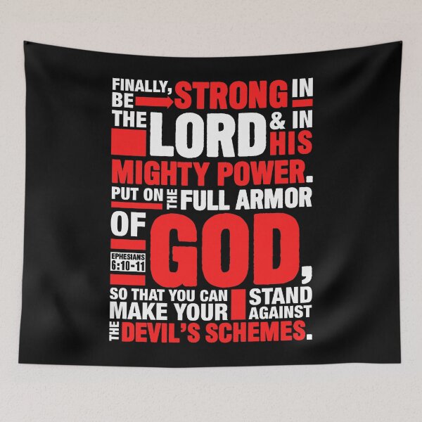 Item preview, Ephesians 6:10-11 Be Strong in the Lord  designed and sold by plushism.