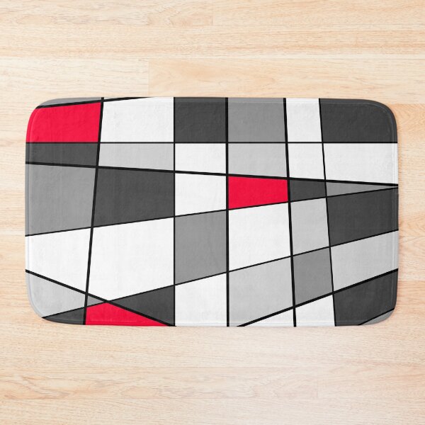 Item preview, Random squares grey scale and red designed and sold by JcB-Arts.