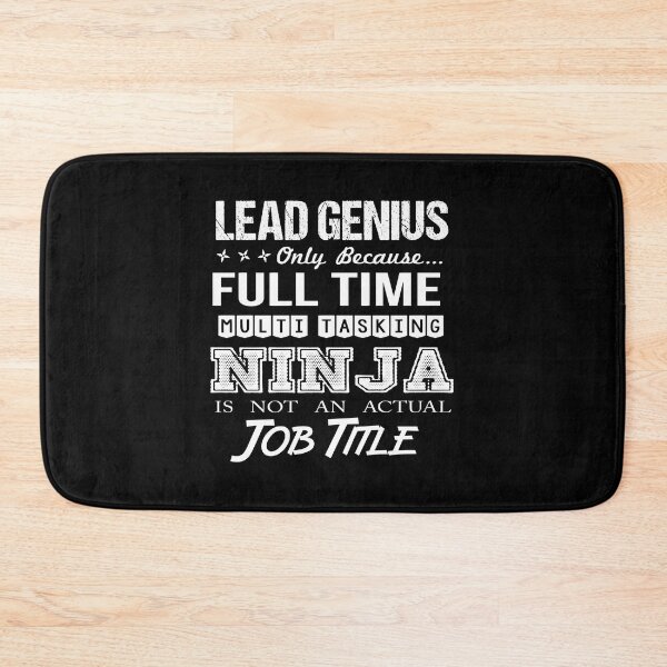 Item preview, Lead Genius T Shirt - Ninja Job Gift Item Tee designed and sold by ritterdick.