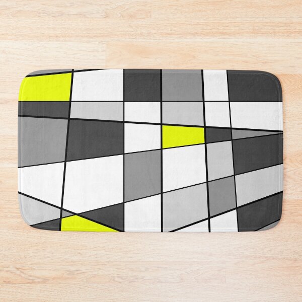 Item preview,  Random squares grey scale and yellow designed and sold by JcB-Arts.