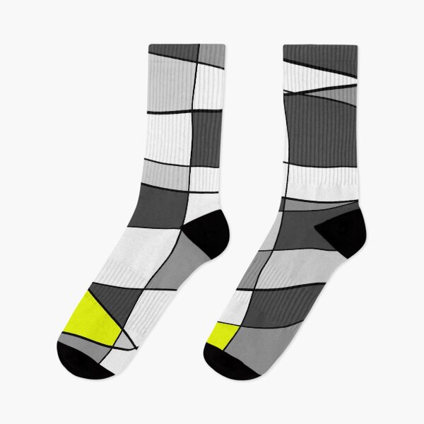 Item preview,  Random squares grey scale and yellow designed and sold by JcB-Arts.
