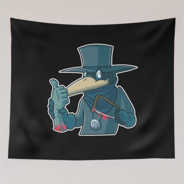 Item preview,  SCP Foundation Plague Doctor funny and cute shirt 2 designed and sold by Yu-u-Ta.