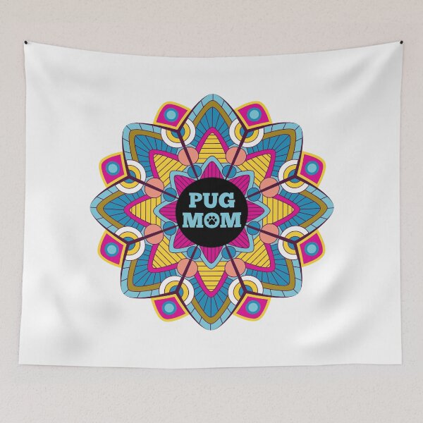 Item preview, Artsy Pug Mom Design designed and sold by momofdoggos.