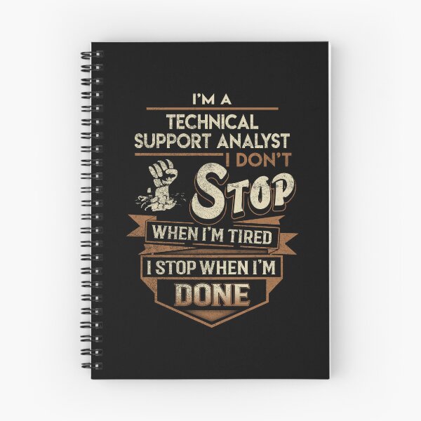 Item preview, Technical Support Analyst T Shirt - I Stop When Done Job Gift Item Tee designed and sold by paneczkopat.