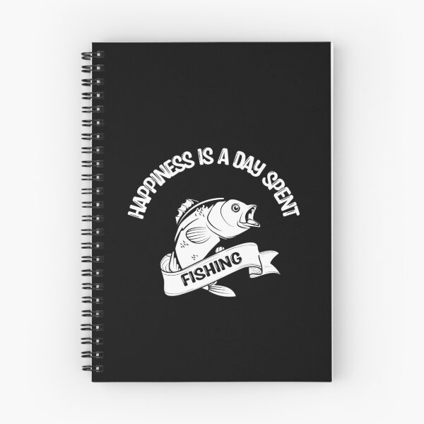 Item preview, Happiness is a Day Spent Fishing designed and sold by Mr Wolf.