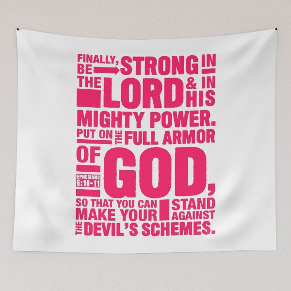 Item preview,  Ephesians 6:10-11 Be Strong in the Lord  designed and sold by plushism.