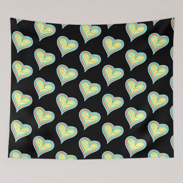 Item preview, neon heart, one heart, love hearts neon designed and sold by vibeno1.