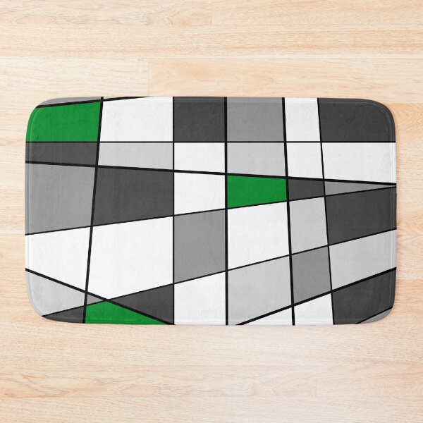 Item preview, Random squares grey scale and green designed and sold by JcB-Arts.