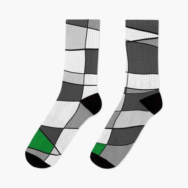 Item preview, Random squares grey scale and green designed and sold by JcB-Arts.
