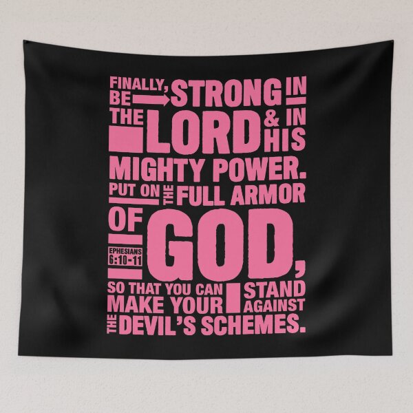 Item preview, Ephesians 6:10-11 Be Strong in the Lord  designed and sold by plushism.