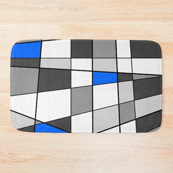Item preview,  Random squares grey scale and blue designed and sold by JcB-Arts.