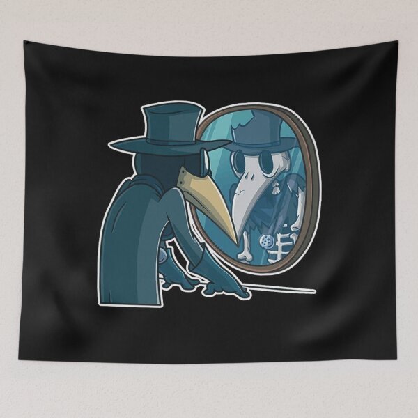 Item preview,  SCP Foundation Plague Doctor funny and cute shirt 3 designed and sold by Yu-u-Ta.
