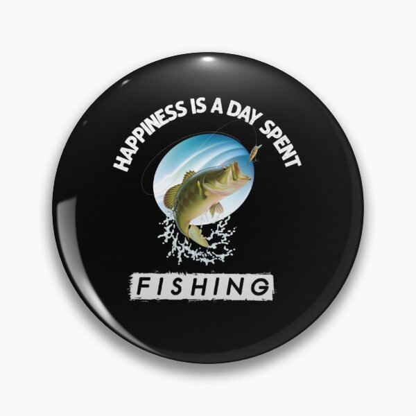 Item preview, Happiness is a Day Spent Fishing designed and sold by Mr Wolf.