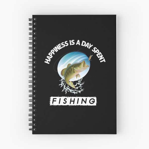 Item preview, Happiness is a Day Spent Fishing designed and sold by Mr Wolf.