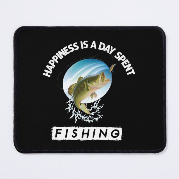 Item preview, Happiness is a Day Spent Fishing designed and sold by Mr Wolf.