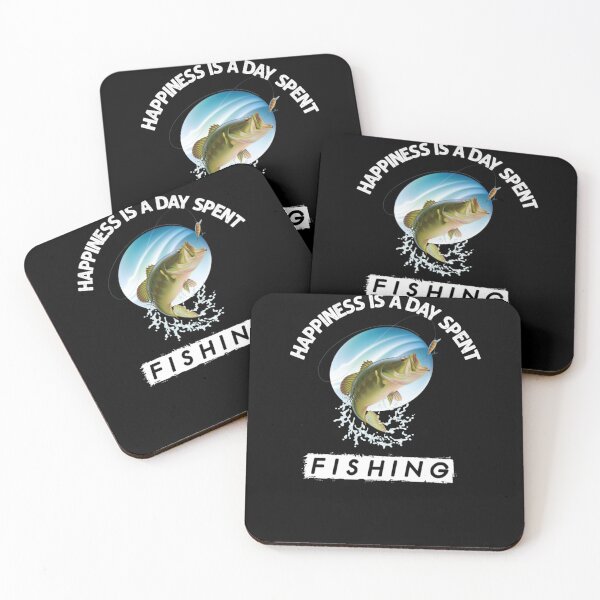 Item preview, Happiness is a Day Spent Fishing designed and sold by Mr Wolf.