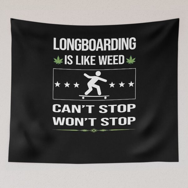 Item preview, Funny Can't Stop Longboarding Longboard Longboarder designed and sold by ArydeaNoriega.