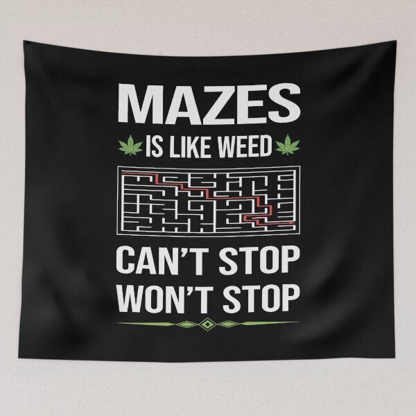 Item preview, Funny Can't Stop Mazes Maze designed and sold by ArydeaNoriega.