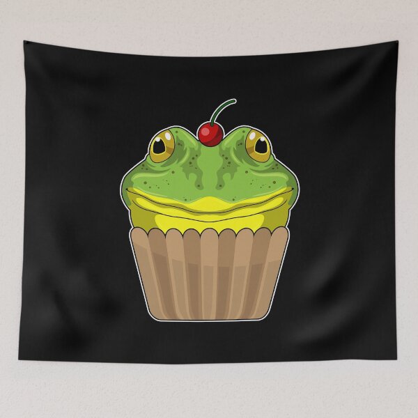 Item preview, Frog with Muffin designed and sold by Snabdesign84.