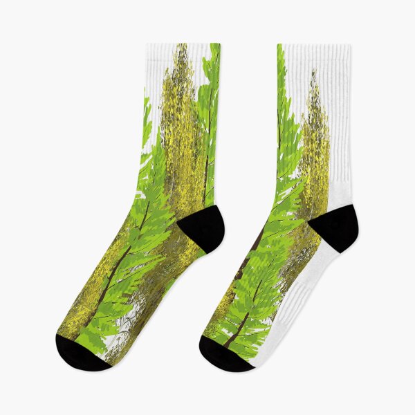 Item preview, Forest abstract pine and aspen trees designed and sold by Areashor.