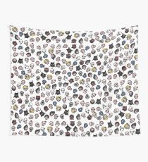 The Binding of Isaac characters pattern Wall Tapestry
