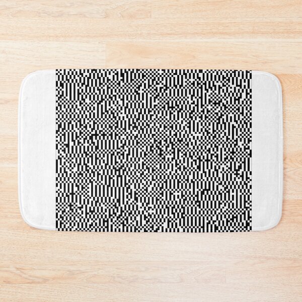 Item preview, Black and white pattern 100x100 dots. Connectivity=2 designed and sold by Mmark94.
