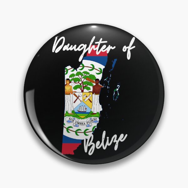 Item preview, Daughter of Belize Map Flag designed and sold by NovawayDirect.