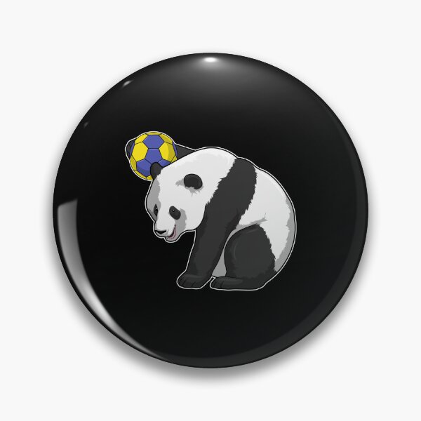 Artikelvorschau, Panda beim Handball Sport entworfen und verkauft von Snabdesign84.