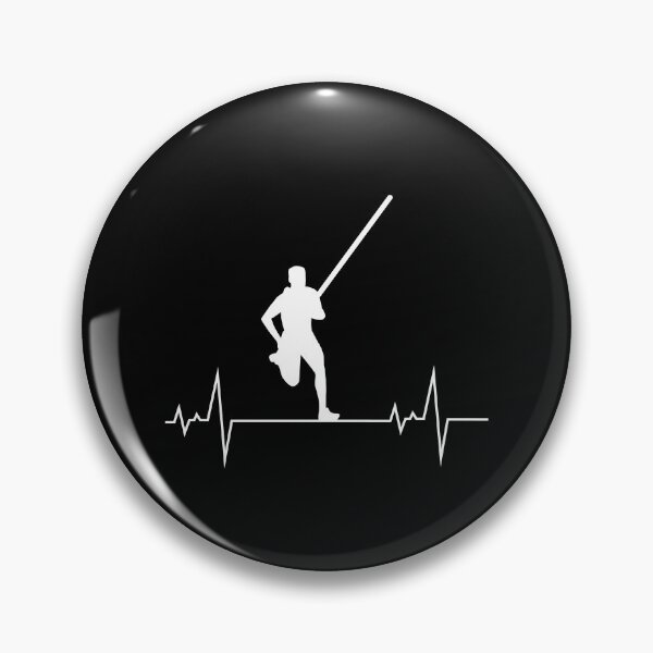 Item preview, Pole Vault Vaulting Jumping High Jump Heartbeat  designed and sold by TastefulTees.