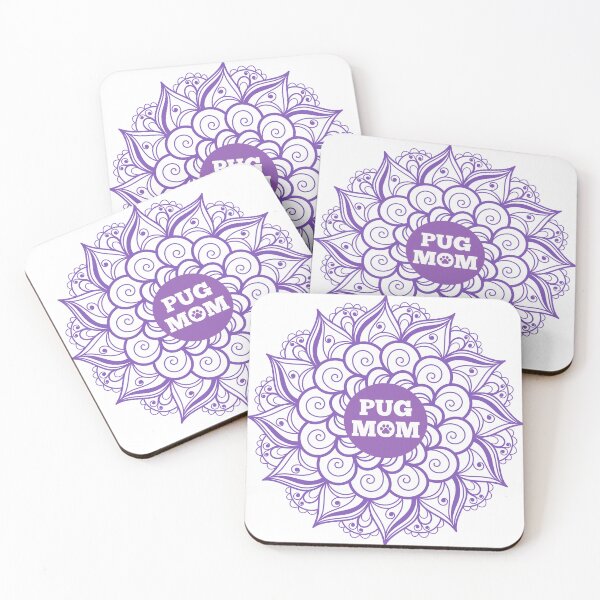Item preview, Pug Mom Purple designed and sold by momofdoggos.