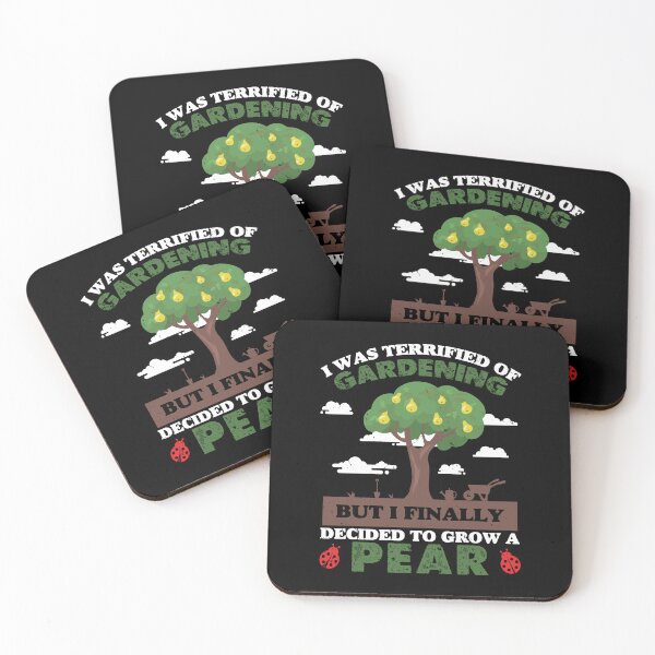 Item preview, Was Terrified Of Gardening Grow A Pear Funny Gardener designed and sold by StrongShirts.