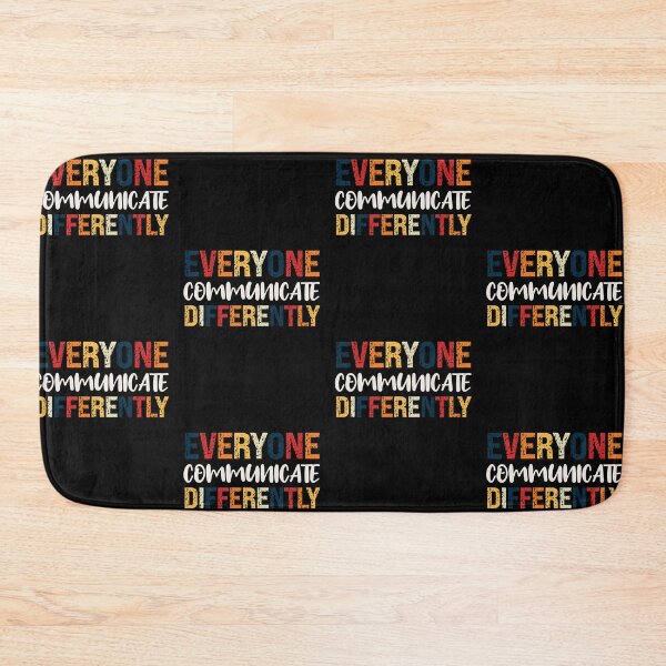 Item preview, Everyone Communicate Differently funny Colorful Distressed Design Perfect Great Quote For Everyone designed and sold by pedrored369.