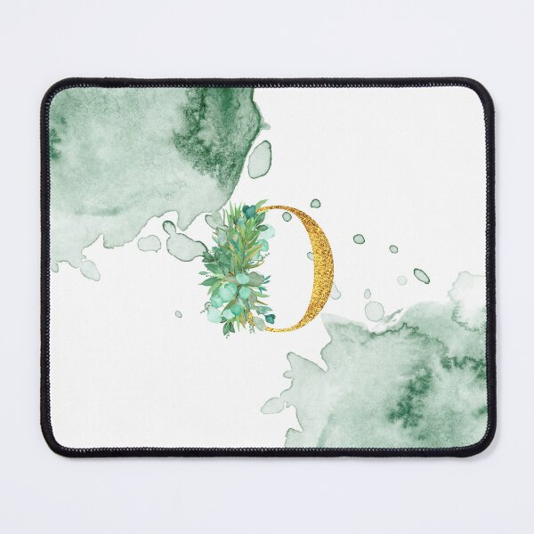Item preview, Green Watercolor and Gold Glitter Letter O Monogram Pillow designed and sold by adriana-holmes.