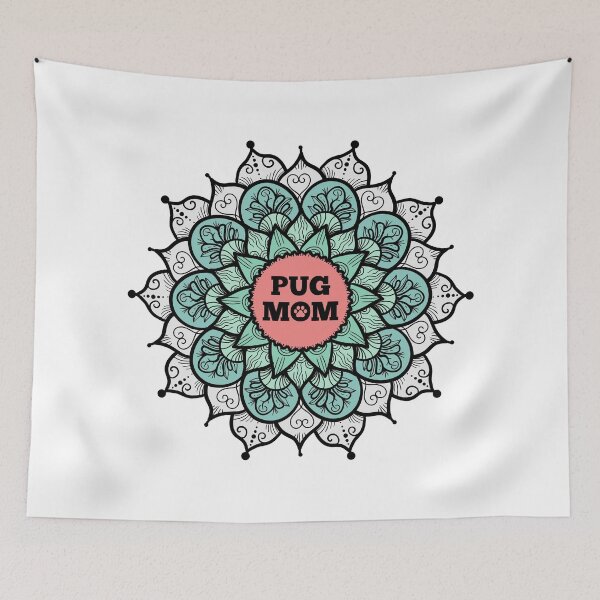 Item preview, Artsy Pug Mom designed and sold by momofdoggos.