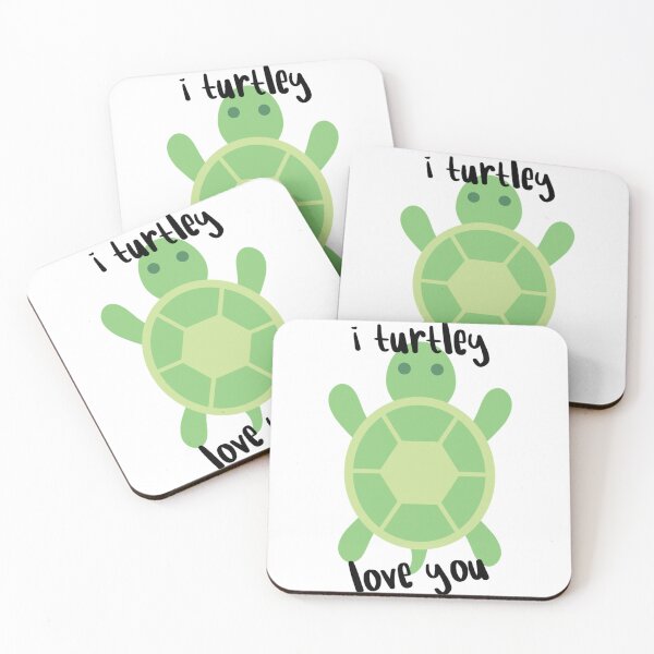 Item preview, citas divertidas del día de san valentín para ella - te amo tortuga designed and sold by CustomsBotk.