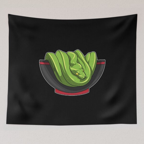 Item preview, Snake with Ramen Bowl designed and sold by Snabdesign84.