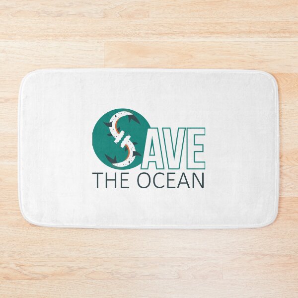 Item preview, Save The Ocean Keep The Sea Plastic Free Turtle Scene    designed and sold by CustomsBotk.