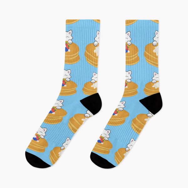 Item preview, Cat eating pancakes designed and sold by Purr95.