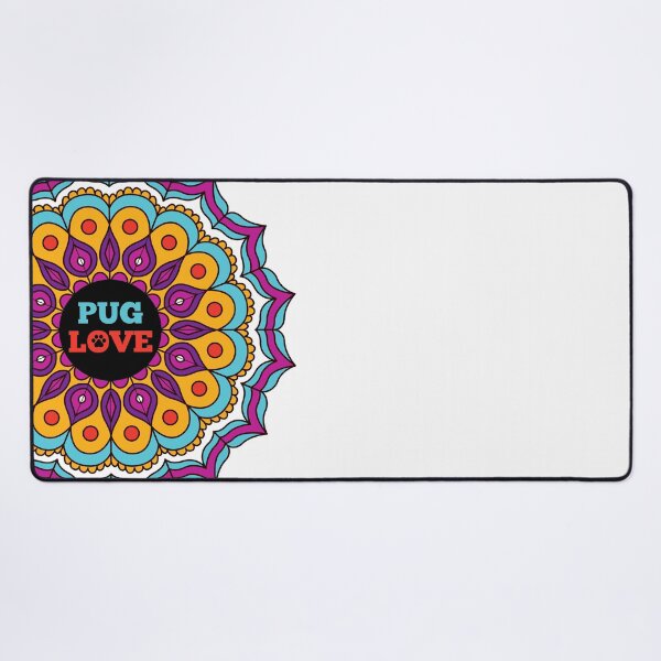 Item preview, Colorful Pug Mandala designed and sold by momofdoggos.