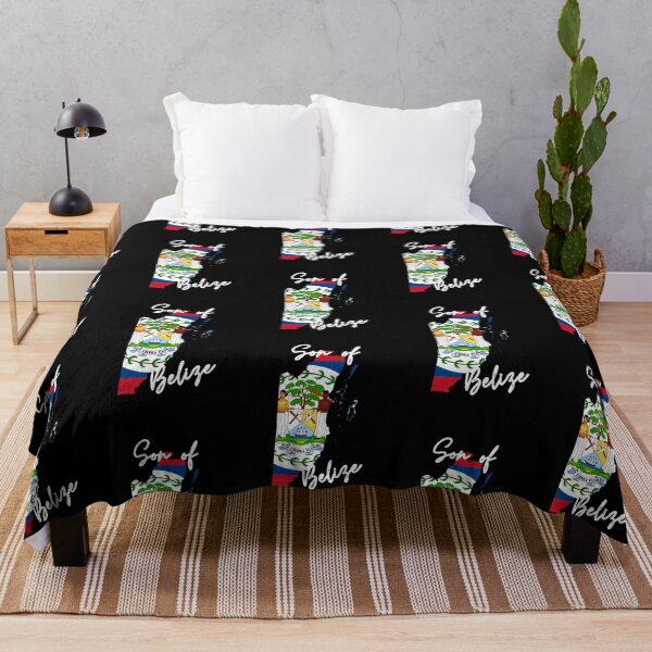 Item preview, Son of Belize Map Flag designed and sold by NovawayDirect.